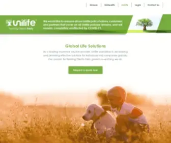 Unihealthandlife.com(Unilife) Screenshot
