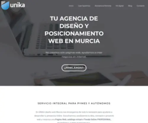 Unika.es(Diseño WEB y Posicionamiento WEB en Murcia) Screenshot