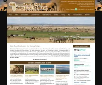 Unikafricasafaris.com(Cheap Kenya Safari Tour Packages) Screenshot