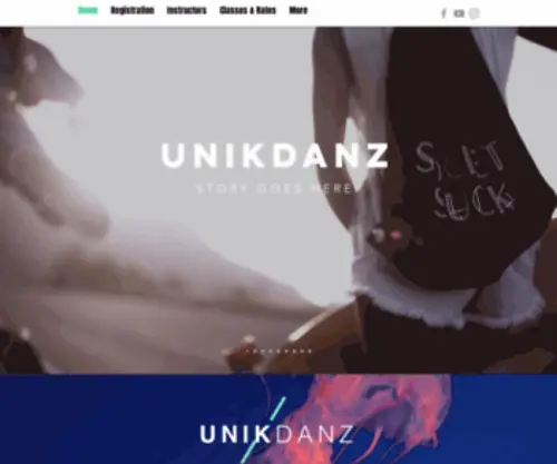 Unikdanz.com(Home) Screenshot