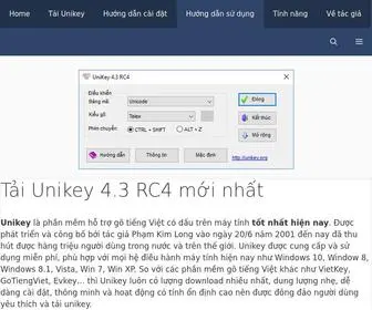 Unikey.blog(T?i Unikey) Screenshot