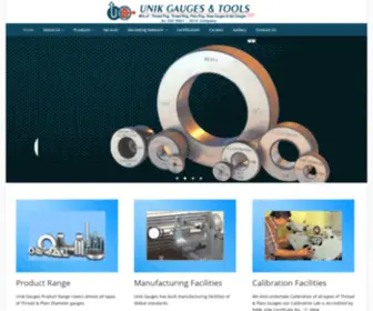 Unikgaugesindia.com(Manufacturer Of Thread Plug) Screenshot