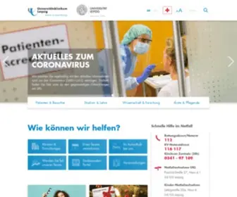 Uniklinikum-Leipzig.de(Wie) Screenshot