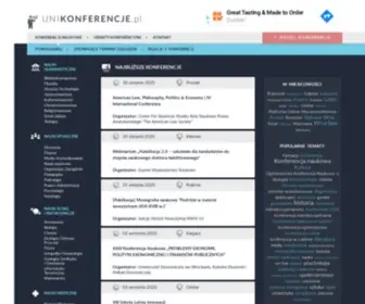 UnikonferencJe.pl(Konferencje naukowe) Screenshot