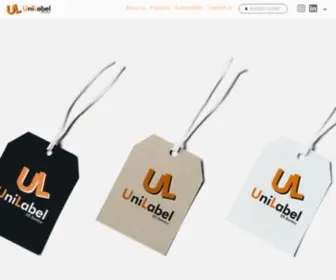 Unilabel-ID.com(UNILABEL ID Service) Screenshot