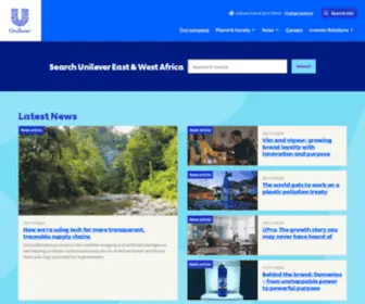 Unilever-Ewa.com(Unilever East & West Africa) Screenshot
