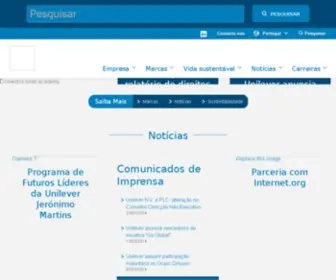 Unilever-JM.com(Unilever Portugal) Screenshot