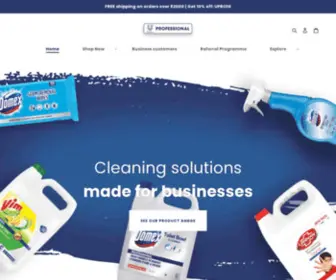 Unilever-Professional.com(Unilever Professional) Screenshot
