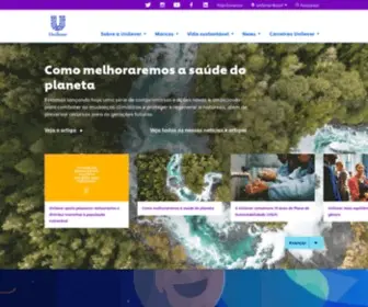Unilever.com.br(Unilever Brazil) Screenshot