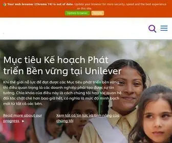 Unilever.com.vn(Unilever Vietnam) Screenshot