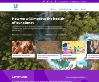 Unileverme.com(Unilever Middle East) Screenshot
