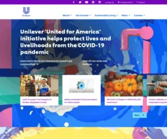 Unileverusa.com(Unilever USA) Screenshot