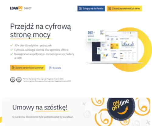 Unilinkcash.pl(Największy pośrednik finansowy w Polsce) Screenshot