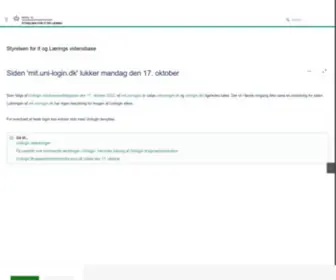 Unilogin.dk(Unilogin) Screenshot