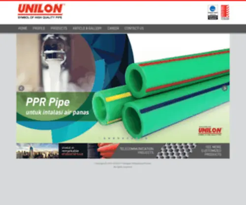 Unilon.co.id(UNILON Piping Solution) Screenshot