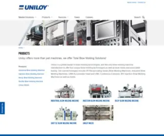 Uniloyna.com(Blow Molding and Structural Foam Solutions) Screenshot