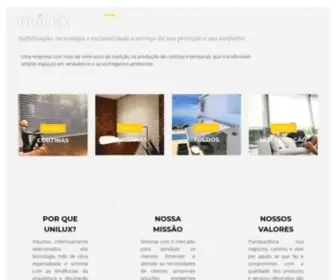 Unilux.com.br(Cortinas e Persianas) Screenshot