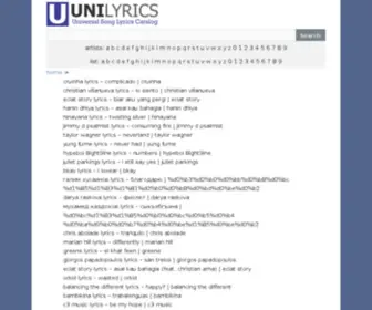Unilyrics.com(Unilyrics) Screenshot