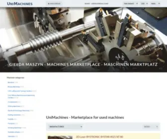 Unimachines.co.nz(Unimachines) Screenshot