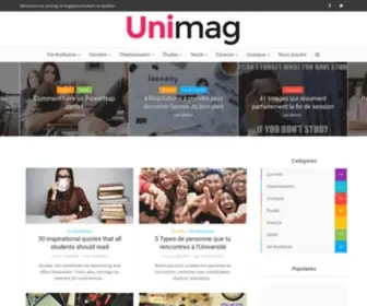 Unimag.ca(Articles et Vie Étudiante) Screenshot