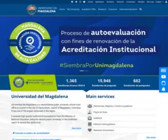 Unimagdalena.edu.co(Universidad del Magdalena) Screenshot