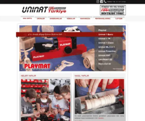Unimat-Turkiye.com(Unimat Turkiye) Screenshot