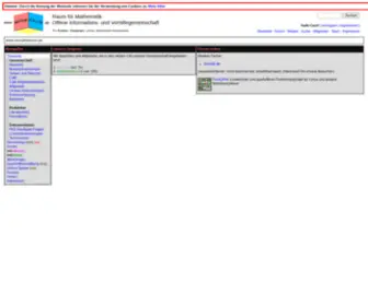 Unimatheforum.de(MatheRaum) Screenshot
