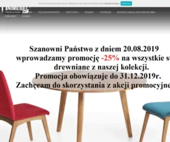 Unimebel.pl(Fabryka pokojowych mebli tapicerowanych) Screenshot