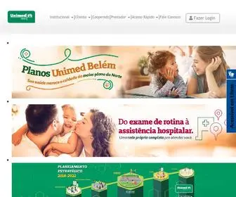 Unimedbelem.com.br(Portal Unimed Belém) Screenshot