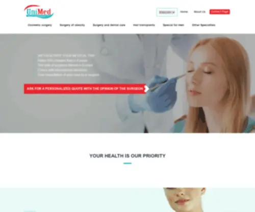 Unimed.com.tr(Unimed Clinic) Screenshot