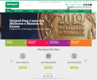 Unimedfesp.coop.br(Portal Unimeds) Screenshot