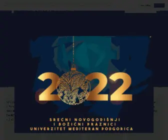 Unimediteran.net(Univerzitet Mediteran Podgorica) Screenshot