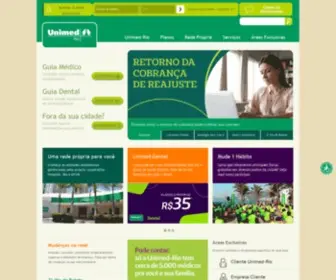 Unimedrio.com.br(Unimed-rio) Screenshot