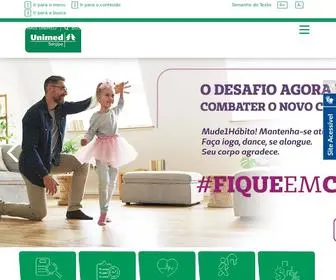 Unimedse.coop.br(Plano de saúde) Screenshot