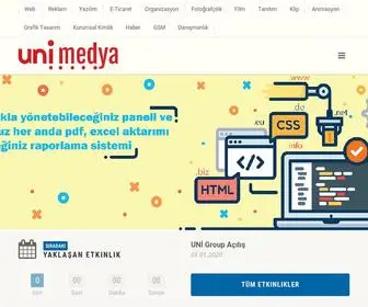 Unimedya.net(MEDYA) Screenshot