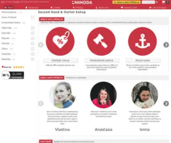 Unimoda.cz(Second Hand & Outlet Eshop) Screenshot