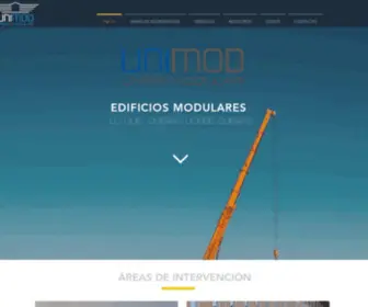 Unimod.com.ar(Edificios modulares) Screenshot