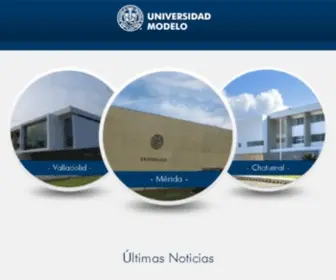Unimodelo.edu.mx(Universidad Modelo) Screenshot