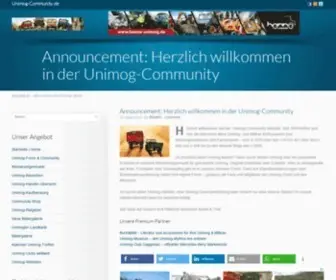 Unimog-Community.de(Alles rund um den Mercedes) Screenshot