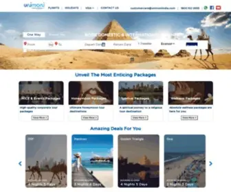 Unimonitravel.com(Unimoni Travel) Screenshot