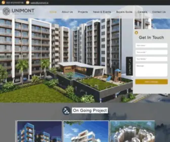 Unimont.in(Unimont 1 and 2 BHK Flats in Karjat) Screenshot