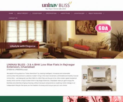 UninavBliss.co.in(Uninav Bliss) Screenshot