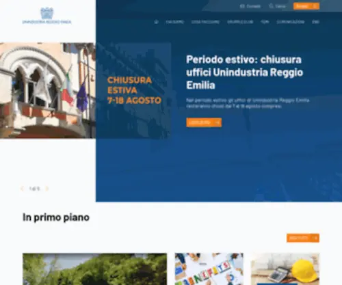 Unindustriareggioemilia.it(Unindustria Reggio Emilia) Screenshot