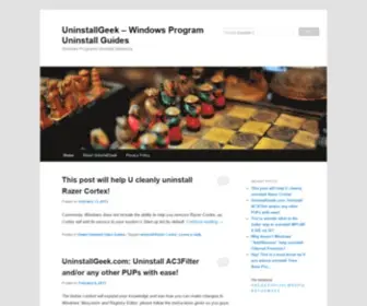 Uninstallgeek.com(Windows Program Uninstall Guides) Screenshot