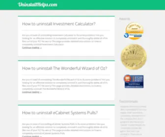 Uninstallhelps.com(Easy Software Uninstall Guide) Screenshot