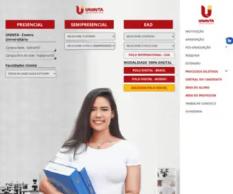 Uninta.edu.br(Centro Universitário INTA) Screenshot