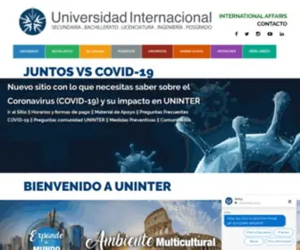 Uninter.edu.mx(Parte) Screenshot