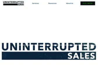 Uninterruptedsales.com(Uninterrupted Sales) Screenshot