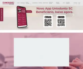 Uniodonto-SC.com.br(UNIODONTO SC) Screenshot