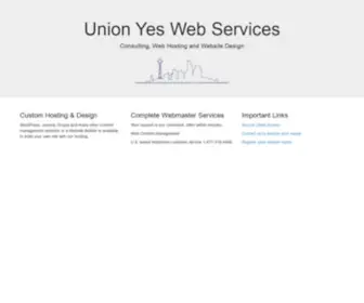 Union-Yes.cc(Union Yes Web Services) Screenshot